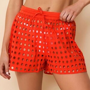 Solid & Striped Eyelet Shorts